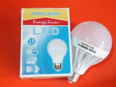 Penggunakan produk ini mampu menghemat daya listrik hingga 90% dengan kualitas pencahayaan yang lebih baik dari lampu bohlam biasa. Jual lampu led 15 watt yoshida harga ekonomis di lapak ...