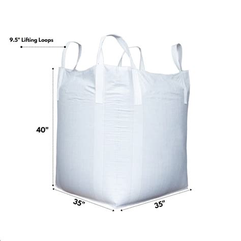 Heavy Duty Fibc Super Sack Bulk Bag 2200lbs Duffle Top And Flat Botto