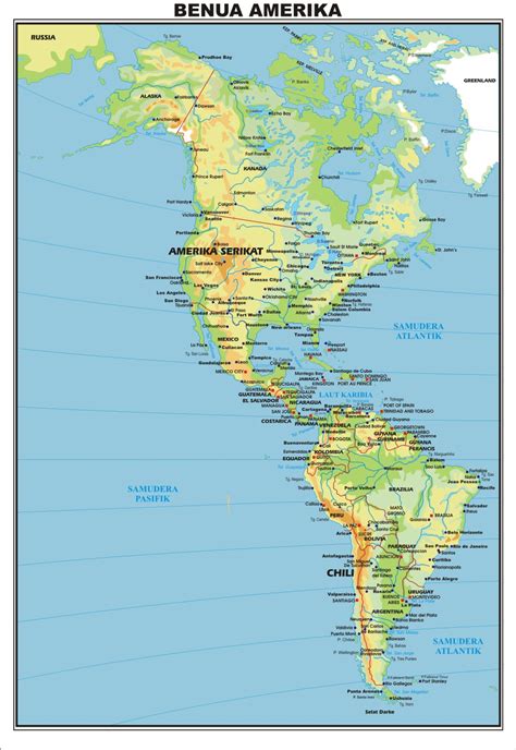 Sejarah pembuatan peta dunia hingga sekarang. WAIKATO: Perbatasan dan Keadaan Alam di Benua Amerika