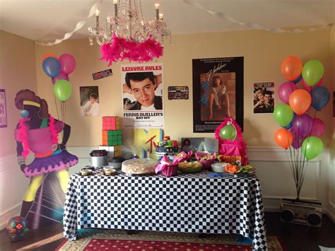 Pin By Dana Bean On 80s Party 80s Party Decorations 80s Birthday Parties 80s Theme Party