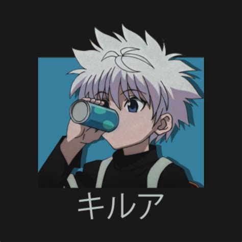 Killua Drinking Hunter X Hunter T Shirt Teepublic