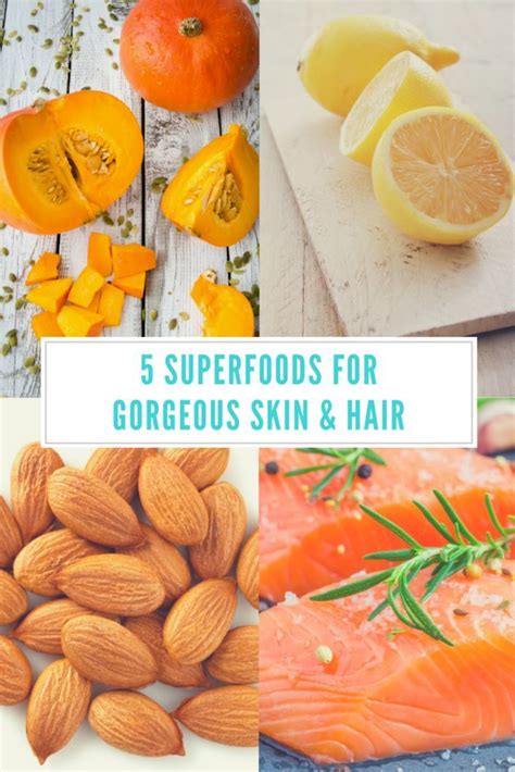 Superfoods For Gorgeous Skin And Hair Mom Fabulous Foods For Healthy Skin Superfoods