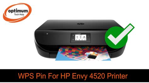 Wps Pin On Hp Envy 4520 Printer Archives Optimum Tech Help