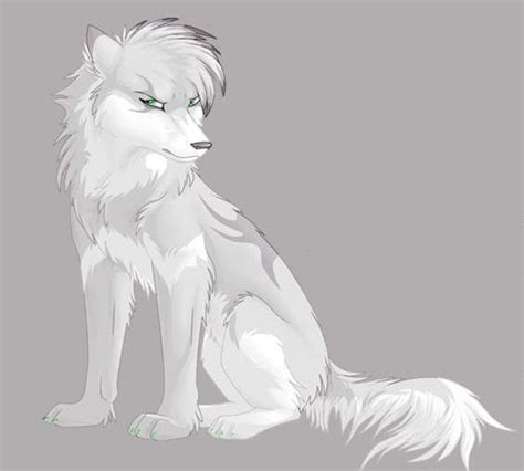 Wolfy hair gets darker at the ends white wolf female. Pin on animals