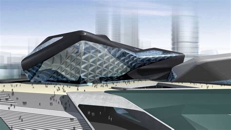 Guangzhou Opera House With Zaha Hadid