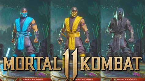 Dlc Showcase Klassic Arcade Ninja Skin Pack Mortal Kombat 11 Youtube