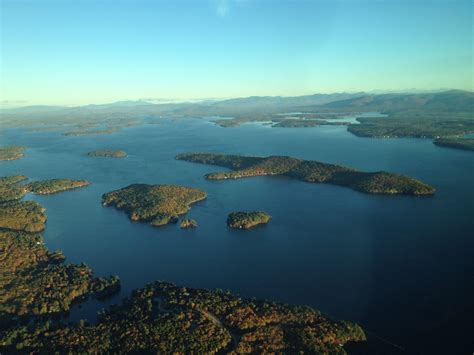 Flying Over Lake Winnipesaukee New Hampshire Today The Long Island In