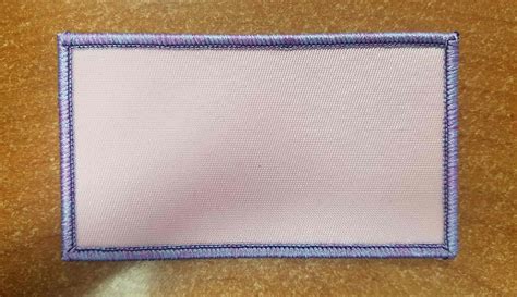 Blank Rectangle Patches 2x 4 Qty Made To Etsy