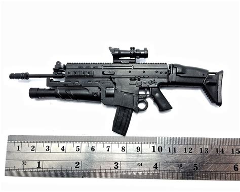 Buy 16 Scale Fn Scar Assault Rifle Us Army Fn Herstal Gun Model Fit