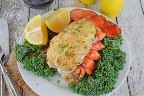 stuffed lobster tails a delicious baked lobster tail recipe