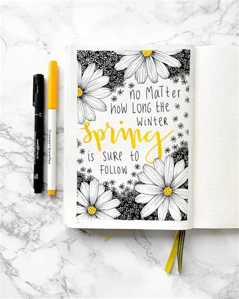 Beautiful Spring Bullet Journal Ideas You Need To Try