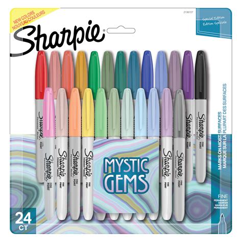 Sharpie Permanent Markers Fine Point Featuring Mystic Gem Color