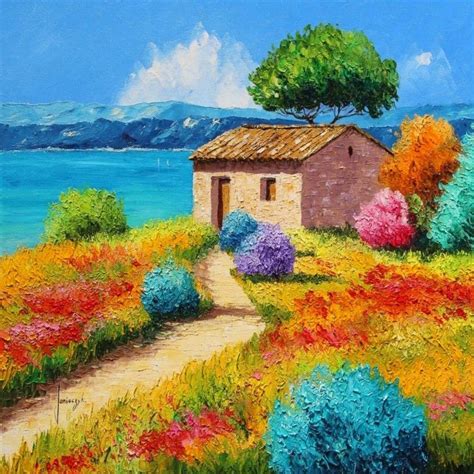 Imagenes De Paisajes A Color Dibujos Colorear Infantiles Para Imprimir