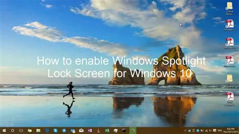 How To Enable Windows Spotlight Lock Screen Youtube