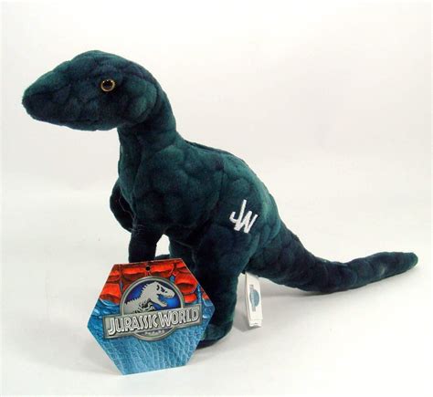 Jurassic Park World Dinosaur Plush Blue Velociraptor
