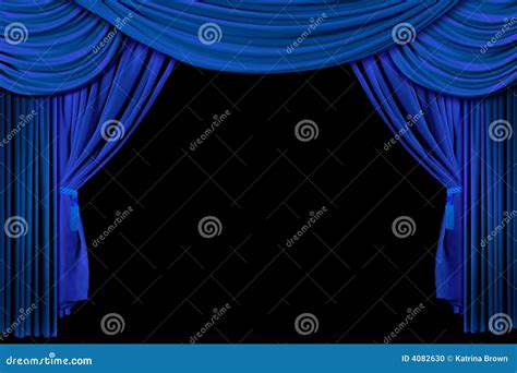 Black Stage Curtain Backdrop