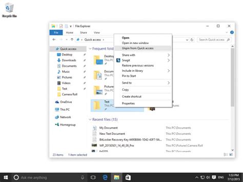 How To Use Quick Access In Windows 10 Dummies
