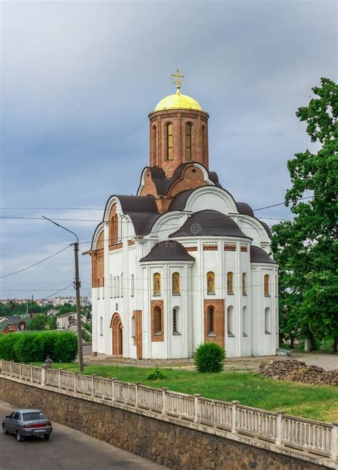 Bila Tserkva Ukraine Sep 2 2017 A Carriage And A White Horse Passing