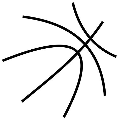 Half Basketball Outline Clipart Best