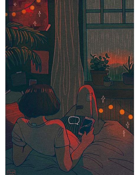 Day Off Lonely Art Ilustration Art Cute Art