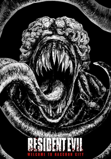 Licker Black Evil Art Resident Evil Videogames Artwork