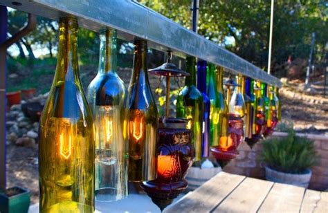 60 Creative Diy Glass Bottle Ideas For Your Outdoor Living Space