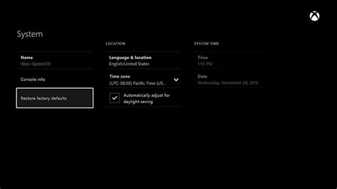 Configuring The Xbox One System Settings