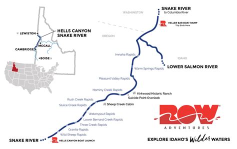 Rafting Hells Canyon Snake River Row Adventures 2022