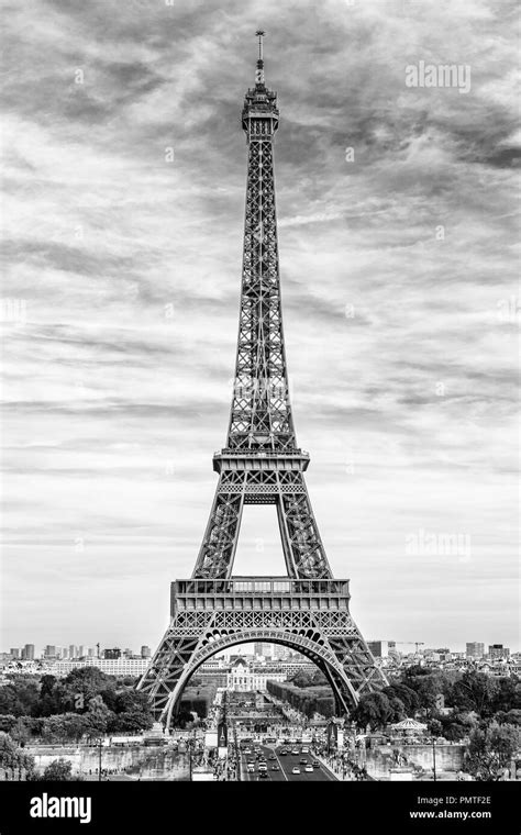 Eiffel Tower Paris France View From Trocadéro Stock Photo Alamy