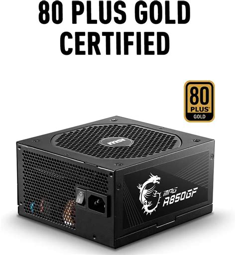 Buy Msi Mpg A850gf Gaming Power Supply Full Modular 80 Plus Gold