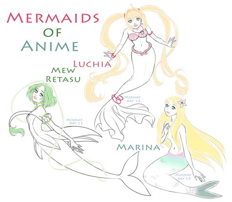Mermay Mermaids Of Anime By Art Of Marysia On Deviantart