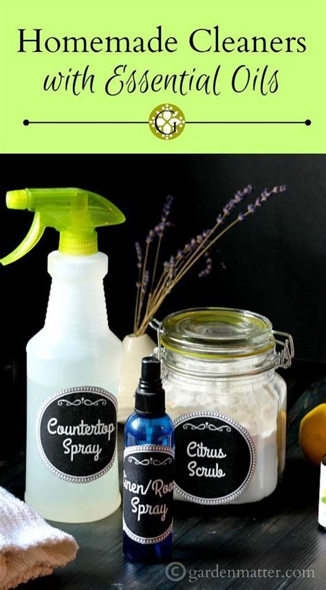 Homemade Cleaners With Essential Oils That Smell Great Natural
