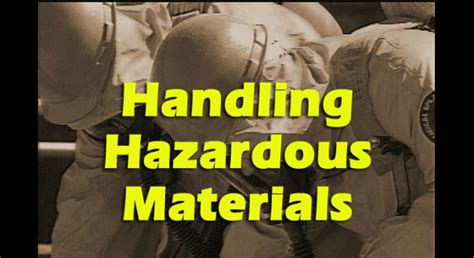 Handling Hazardous Materials Training Course By Marcom Opensesame