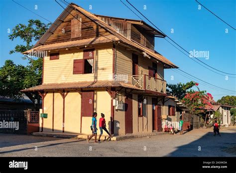 Traditional Creole House Mana French Guiana Overseas Department