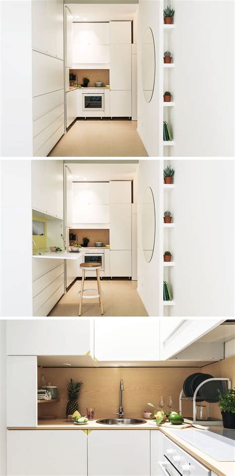 This Micro Apartment In Milan Has A Movable Multi Functional Wall