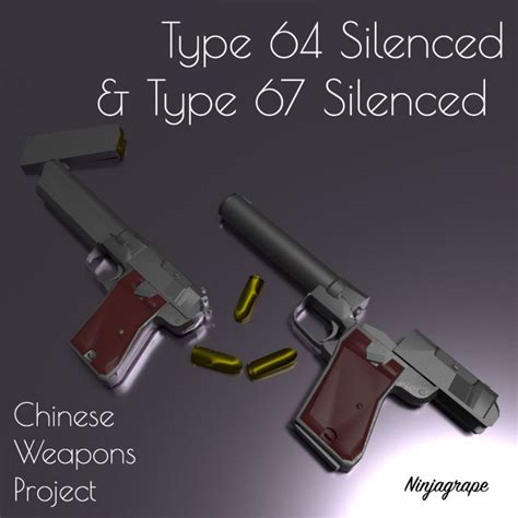 Mod Type 64 And Type 67 Silenced Pistolscwp For