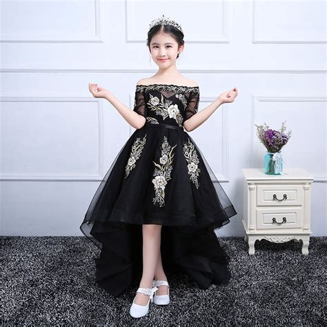 Holy First Communion Dresses For Girls Shoulderless Embroidery Ball