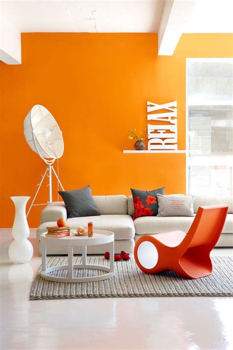 25 Bright And Cheerful Orange Accent Wall Ideas Digsdigs