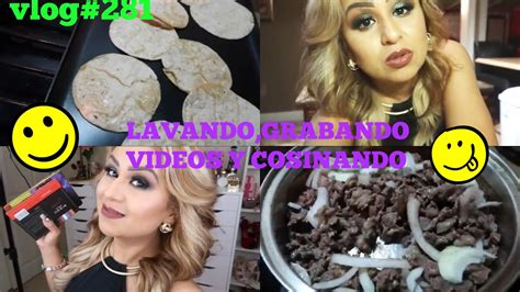 Vlog281 Lavando Ropagrabando Videosy Cosinando Tacos Para Mi