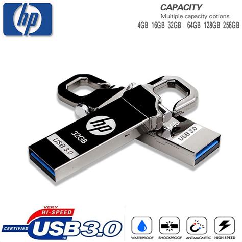 Hp X750w Usb30 High Speed Metal Usb Flash Drive Waterproof Usb Stick