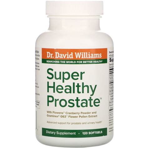 Williams super healthy prostate, 120 softgels цена: Dr. Williams, Super Healthy Prostate, 120 Softgels - iHerb