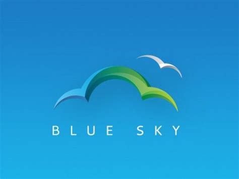 Blue Sky Visual Identity Sky Logo Sky Design Sky
