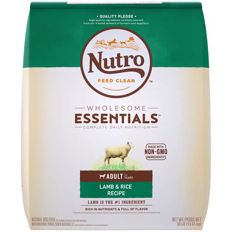 Maybe you would like to learn more about one of these? NUTRO WHOLESOME ESSENTIALS Natural Adult Dry Dog Food Lamb ...