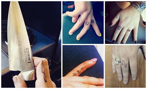 30 Idee Di Tatuaggi Da Farsi Sulle Dita Bigodino