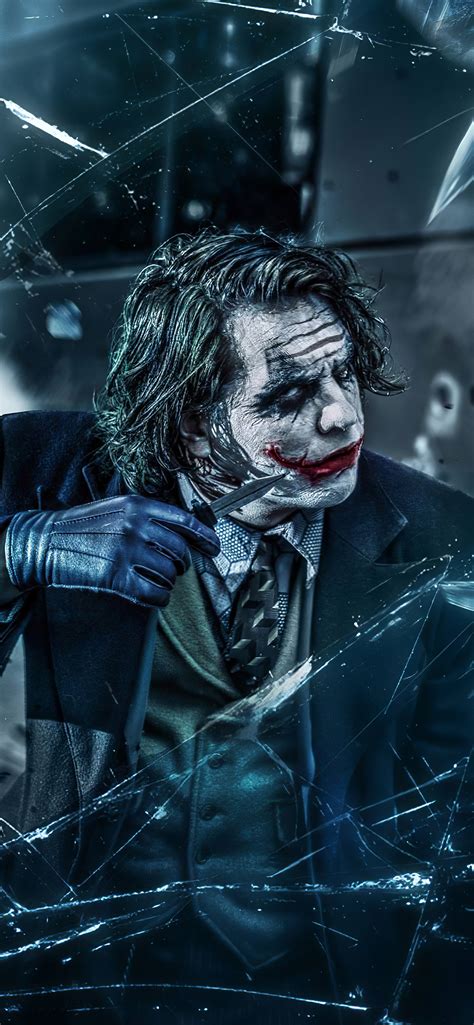 1242x2688 Joker With Knife Iphone Xs Max Hd 4k Wallpapers Images Backgrounds Photos And Pictures