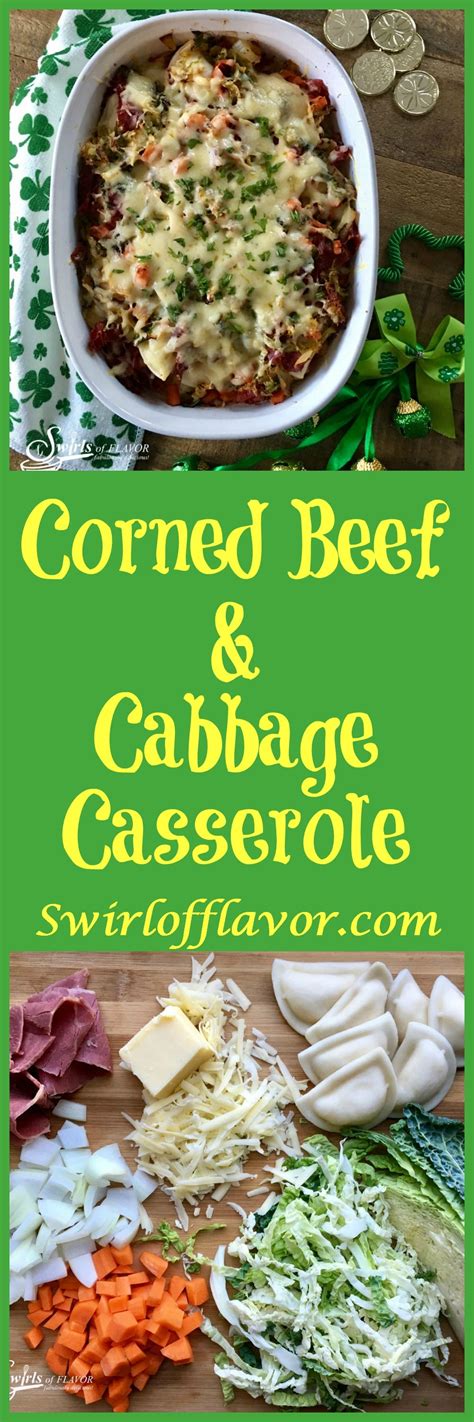 Corned beef and cabbage has become an american tradition to enjoy on saint patrick's day. Corned Beef & Cabbage Casserole | Recipe in 2020 (With images) | Corned beef, Corn beef and ...