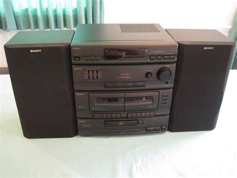 Sony Lbt A Hi Fi Stereo Cd Tuner Double Tape Speakers