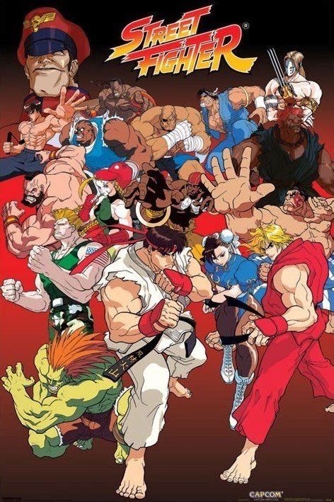 Street Fighter Anime Poster Sold At Europosters