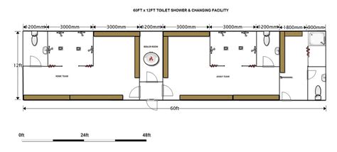 Adding dimensions to your floor plan. How To Design A Sports Changing Room | Sports Changing ...