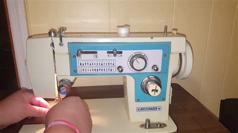 How To Thread Dressmaker 2402 Youtube Dressmaker Sewing Machine Sewing Machine Sewing